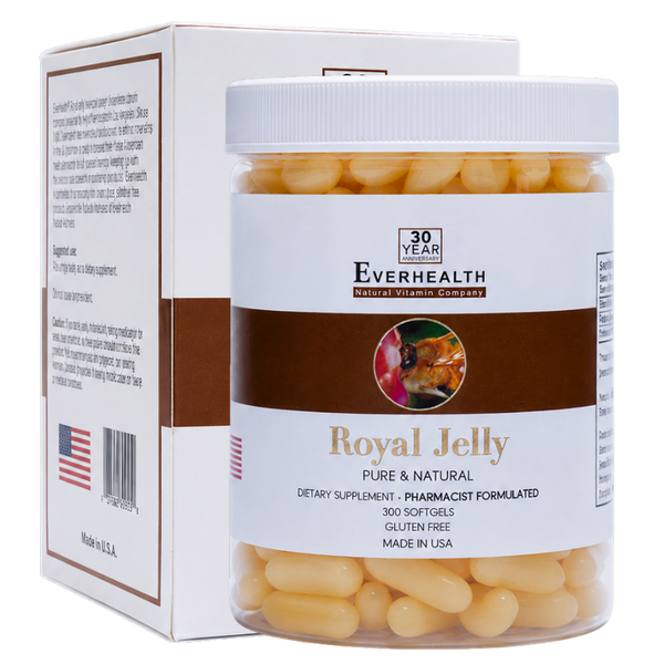 Royal Jelly 1000mg 300 Softgels Premium Bee Superfood