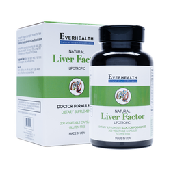 Liver Factor 200 vegetarian capsules - Doctor Formulated - Everhealth Natural Vitamins